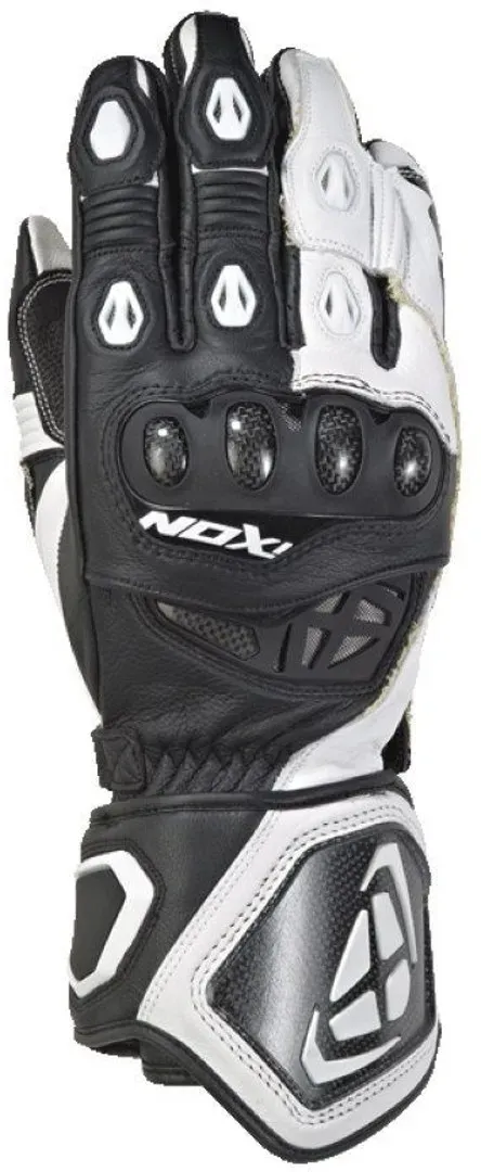 Ixon RS Genius 2 Motorcycle Gloves Handschoenen van de motorfiets, zwart-wit, 3XL