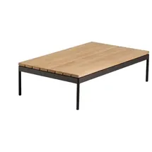 Niehoff Azuri Loungetisch 120 x 70 x 28,5 cm natur/anthrazit
