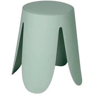Wenko Badhocker Comiso, Pastellgrün, Kunststoff, 44.5x46x44.5 cm, freistehend, rutschfest, Badaccessoires, Duschzubehör, Badhocker