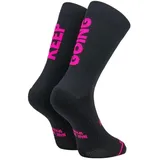 sporcks Keep Going Funktionssocken 2 Schwarz/Pink 44-46