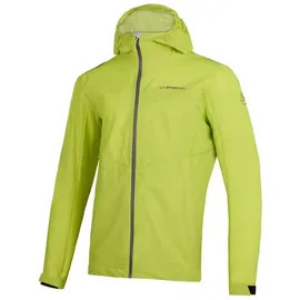 La Sportiva Wanderjacke Discover 2,5-Lagen (umweltfreundlich, lasergeschnittene Unterarmbelüftung) limegelb Herren