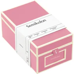 Die Kante Schachtel für Visitenkarten rosa