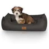 Knuffelwuff Hundebett Dreamline M-L 85 x 63 cm schwarz