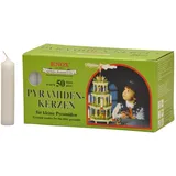 Knox Pyramidenkerzen 14 x 70 mm 50 St. weiß