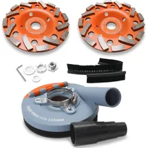 FANZTOOL Absaughaube für Winkelschleifer 125 mm 2 Stück