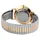 Excellanc Edelstahl Zugband bicolor 40 mm Quartz