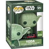 Funko Star Wars - Pop! Vinyl Figuren 124 Yoda (grün Deco) 9 cm
