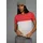 KangaROOS Colorblock T-Shirt Beige/Rot 48/50