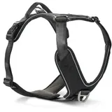 Wolters Active Pro Comfort Hundegeschirr Schwarz/Grau 60-75 cm