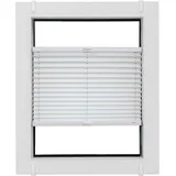 SUNLINES Plissee »Young Style Energy Saving«, verdunkelnd, energiesparend, ohne Bohren, verspannt, nach Maß, mit Energiespareffekt, verspannt mit Simply-Fix Klemmträger weiß weiß weiß), B:70cm H:120cm, Obermaterial: 100% Polyester, Plissees,