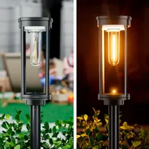 Forever Solarleuchte LED SUNARI FLS-97 CLASSIC, Post 3000K 500mAh li-ion - Schwarz