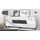 Vladon Sideboard 178 x 57,5 x 38,5 cm Weiß matt/Weiß Hochglanz/Schwarz matt
