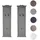 MCW Wandgarderobe H33 109 x 28 x 4 cm Grau