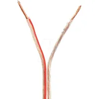 Nedis CAGW1500TR150 - Lautsprecherkabel 2x1,50mm2 - 15 m Transparent