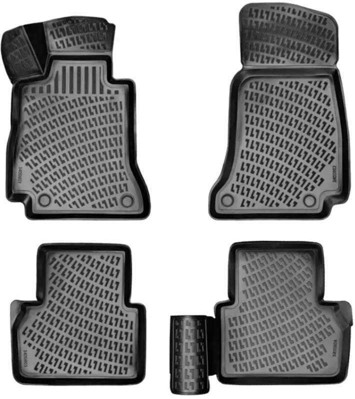 Gummifußmatten 3D Rizline 511293 Mercedes C‐Klasse W204