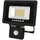 LUXULA LED Außenstrahler 30 W 5,5 cm inkl. Bewegungsmelder schwarz
