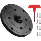 DEEFIINE Holzdrehstärte 4 Zoll 100mm Flansch Frontplatte Holz Drehmaschine Chuck 1'' X 8TPI Faden Gesichtsplatte Holzbearbeitung Drehwerkzeuge Zubehör