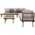 vidaXL 8-tlg. Garten-Lounge-Set mit Kissen braun