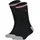 Tommy Hilfiger Kinder Socken im Pack - ICONIC SPORTS, Vorteilspack, Frottee-Sohle, 27-42 Schwarz 35-38