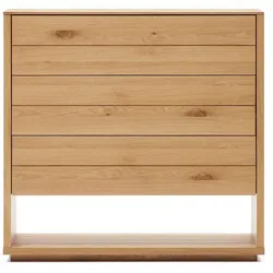 Schlafzimmerkomode in modernem Design drei Schubladen push to open