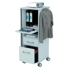 Rocada Caddy Plus Bürowagen grau 5 Ebenen 47,0 x 42,4 x 120,0 cm