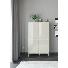 Set One by Musterring Highboard 92 x 155 x 42 cm Braun