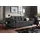 Collection AB Schlafsofa Mikrofaser 2-Sitzer Grau