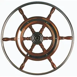 Steuerrad aus Mahagoni