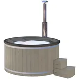 Wolff Finnhaus Hot Tub Typ 2 Ø 200 cm x 80 cm Anthrazit