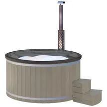 Wolff Finnhaus Hot Tub Typ 2 Ø 200 cm x 80 cm Anthrazit