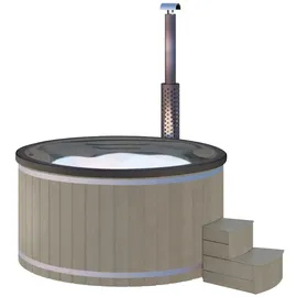 Wolff Finnhaus Hot Tub Typ 2 Ø 200 cm x 80 cm Anthrazit