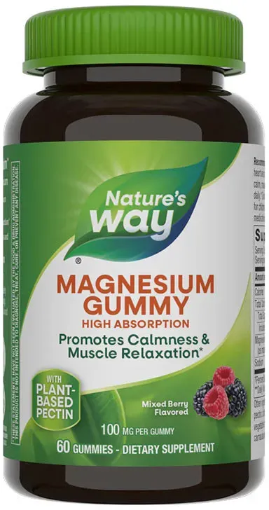 Nature's Way Magnesium Gummy (60 Gummibonbons)