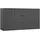 mokebo Sideboard oder Kommode Die Elegante TV Schrank oder Schubladenschrank in Anthrazit Schwarz