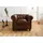 Massivmoebel24 Sessel Chesterfield Leder 105 x 75 x 82 cm Braun