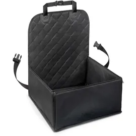 Wiltec Autositz für kleine bis mittlere Hunde 100x45 cm Schwarz