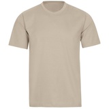 Trigema Herren T-Shirt aus Baumwolle 637202, Sand, XXL