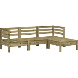 vidaXL Gartensofa 3-Sitzer 0 x 0 x 0 cm Bronze