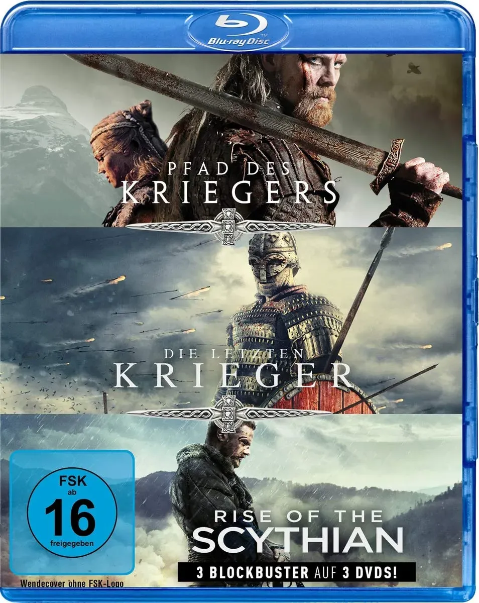 Krieger-Box: Pfad des Kriegers, Die letzten Krieger & Rise of the Scythian (3 Blu-rays) (Neu differenzbesteuert)