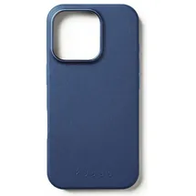 Mujjo iPhone 16 Pro Leder Case MagSafe blau