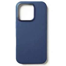 Mujjo iPhone 16 Pro Leder Case MagSafe blau