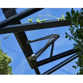 Juliana automatischer Fensteröffner für Gewächshäuser-Univent (für Stegdoppelplatten) schwarz