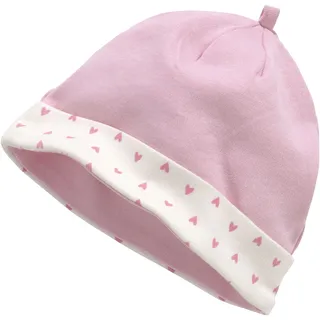 Strampler, Jäckchen & Mütze KIDSWORLD "3tlg Baby-Set, für kleine Mädchen", Baby, Gr. 74/80, rosa (rosa, weiß), Obermaterial: 100% Baumwolle, gemustert, bedruckt, modisch, KOB Set-Artikel Baby-Set Erstausstattungspaket, aus Bio-Baumwolle