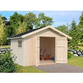 Palmako Nils 3,92 x 2,89 m natur Doppeltür