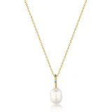 ANIA HAIE Kette mit Anhänger Gold Pearl Padlock Gold