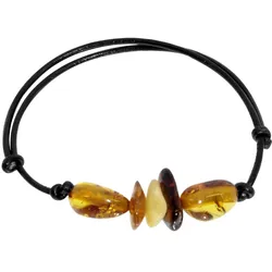 Armband OSTSEE-SCHMUCK "Ostsee-Schmuck Armband Urte Armband Urte", braun, Armbänder, Damen, 19cm, Bernstein