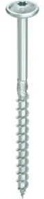 HECO Tellerkopf TOPIX-plus 6,0 x 180, T-Drive, T-25, Teilgewinde, verzinkt blau, A3K