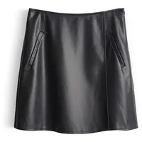Opus Damen Minirock | REANA Cosmic Minirock in Leder Optik Black, 40