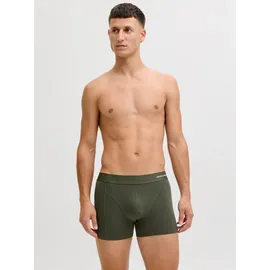 JACK & JONES JACBASIC BAMBOO TRUNKS unifarben grün S 3er Pack