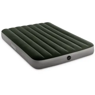 Intex Luftbett 191 x 137 x 25 cm Dura-Beam Prestige Downy, Airbed Aufblasbare Matratze Bunt King