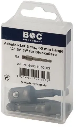 Bohrcraft Bit Adapter-Satz 1/4, 3/8